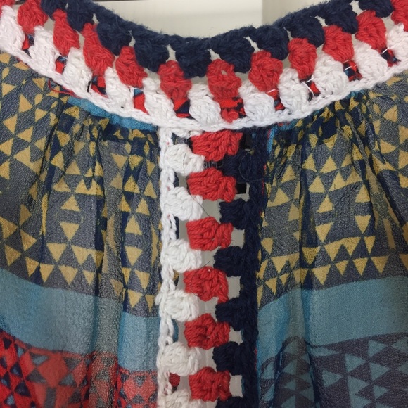 Gypsy 05 Silk Crochet Tunic - Picture 7 of 8